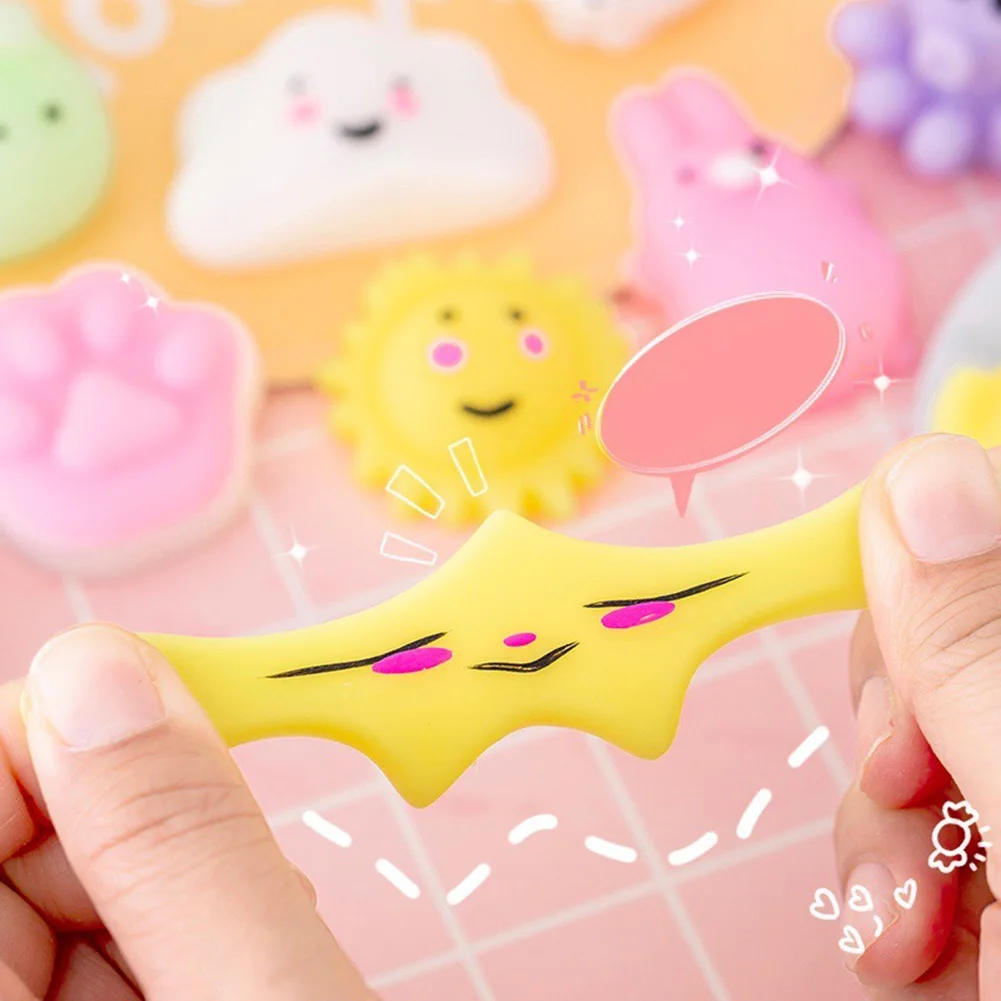 Jouet sensoriel à presser, animaux Mochi mignons et amusants, soulagement du Stress, jouets de guérison