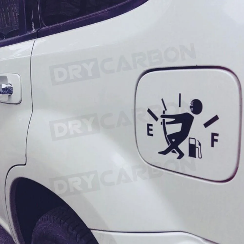 Funny Car Stickers High Gas Consumption Decal Fuel Gage Empty Stickers Waterproof Auto Tank Stickers For Car