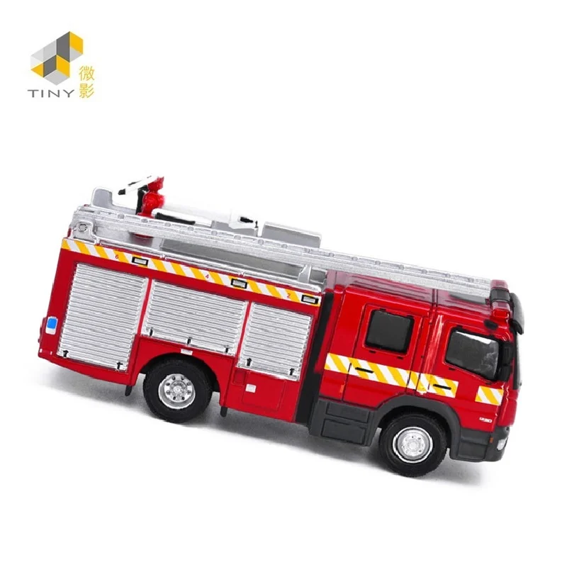 Tiny 1:87 Ben-chi Macau Corpo Bombeiros NO.24 Alloy Simulation Model Car