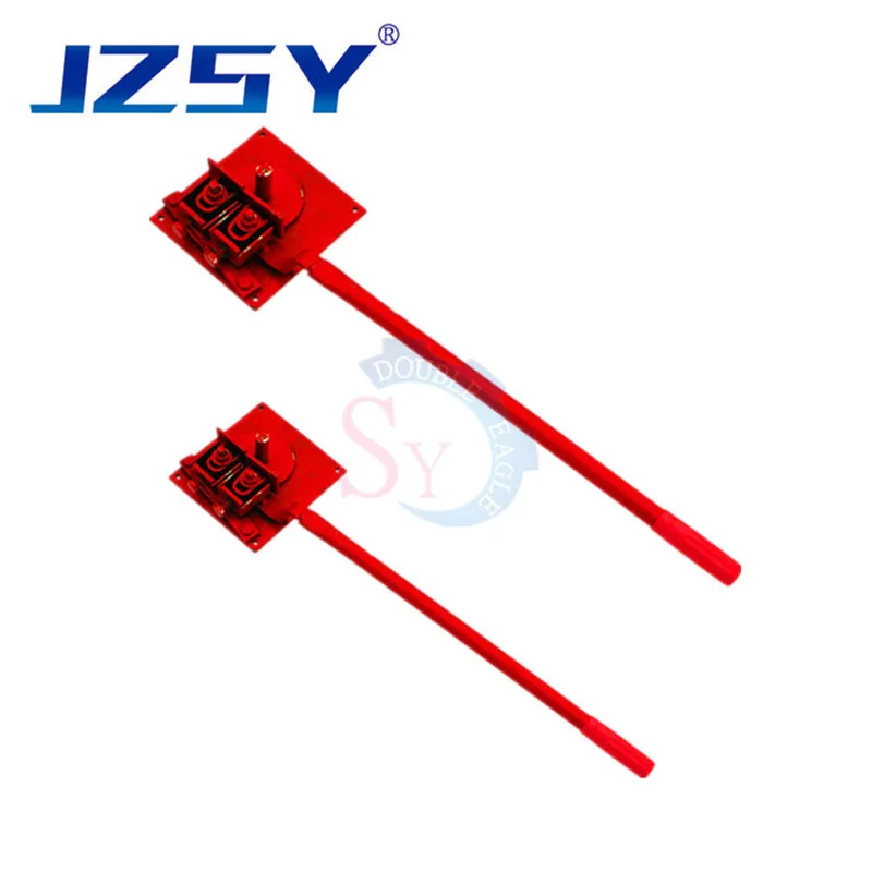 Mini máquina dobladora de barra de acero de hierro redonda manual de 4-15mm/herramientas dobladoras de ángulo de varilla plana manual de construcción