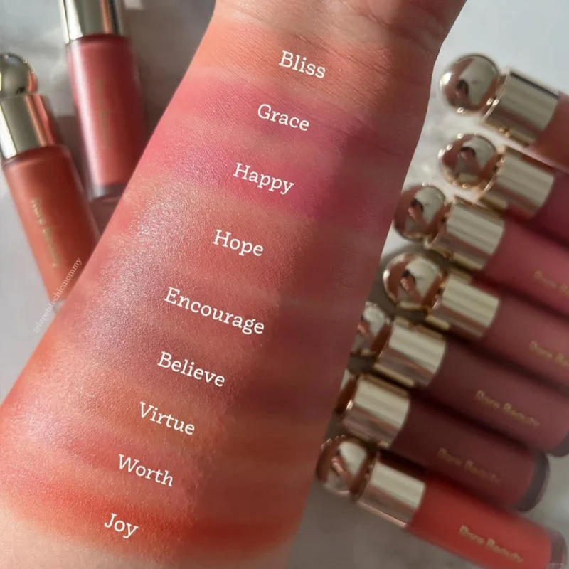 5 ألوان ملونة مسحوق أحمر الخدود السائل تسليط الضوء على تعزيز ملامح الوجه عصا تعديل شكل الوجه كريم أحمر الخدود ماكياج #5