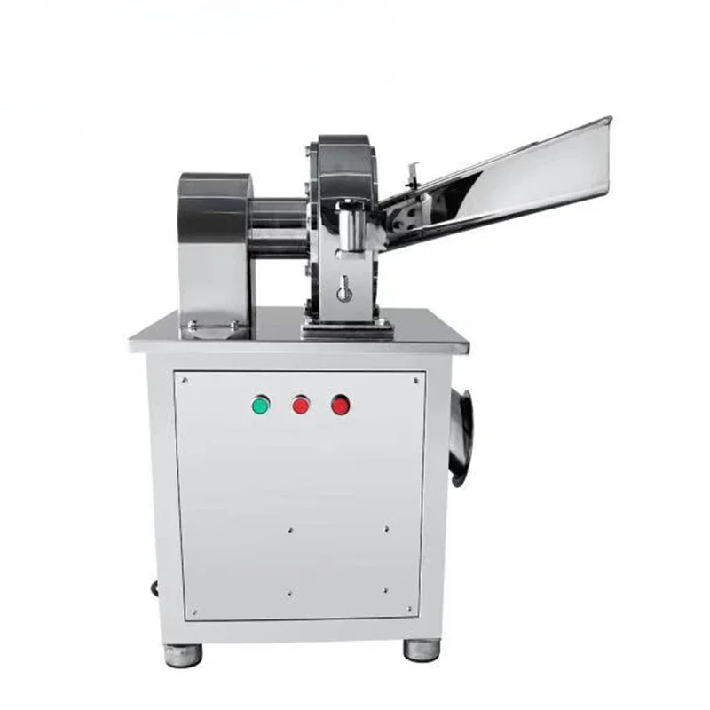 

Commercial Stainless Steel Crusher with Dust Collector Cocoa Cake Sugar Crushing Machine