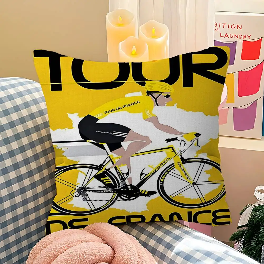 جولة F-فرنسا غطاء الوسادة المخدة المفروشات أريكة رمي وسادة ديكور المنزل المخدة #6