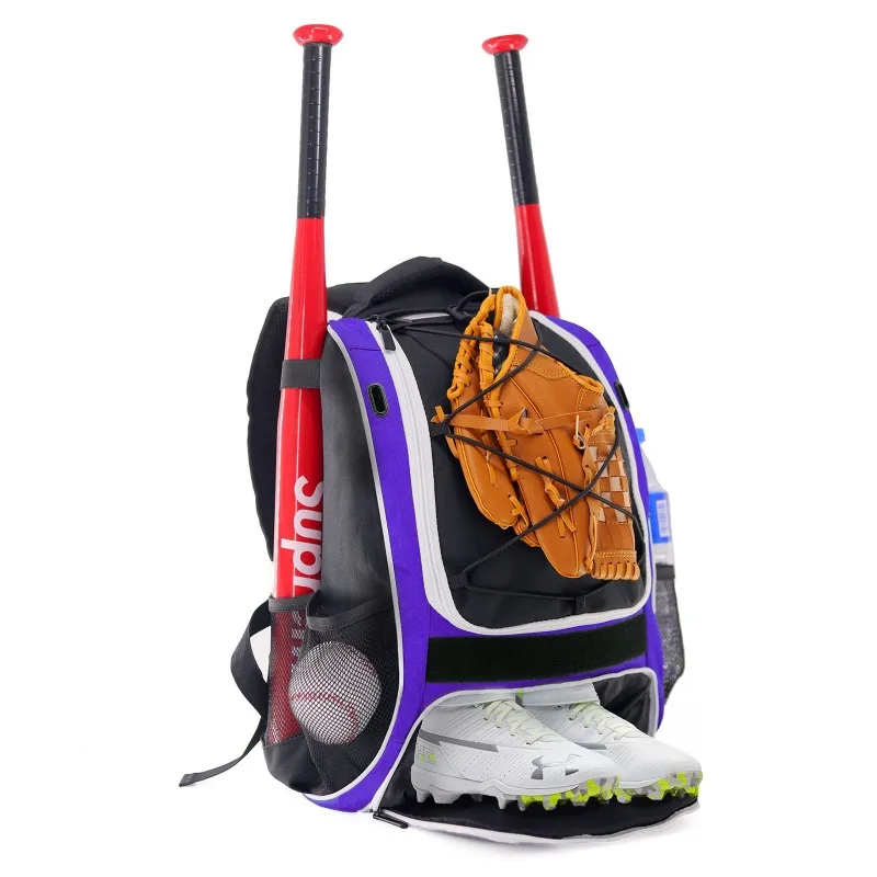 Mochila de béisbol y Softball con compartimento para zapatos, bolsa de bate de Softbol al aire libre para jóvenes y adultos, bolsos de hombro deportivos de gran capacidad