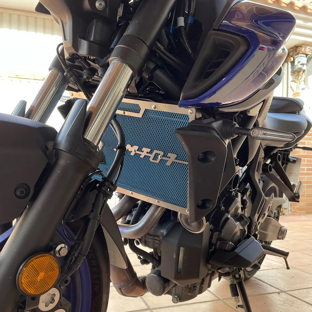 Мотоциклетные аксессуары, защитная решетка радиатора, защитная крышка, сетка для Yamaha MT-07 MT07 FZ-07 FZ07 2017 2018 2019