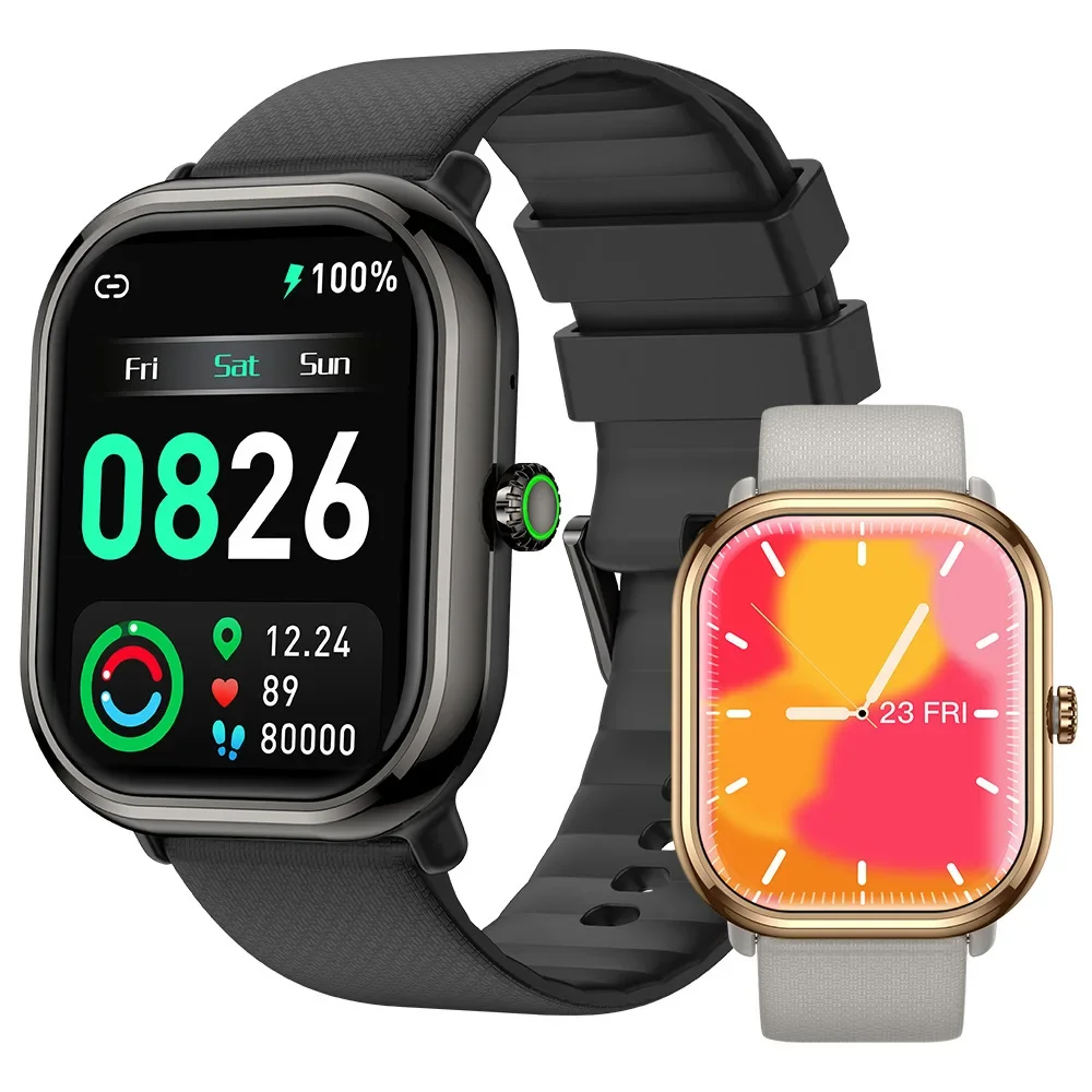 

SmartAuroraP101S smartwatch Bluetooth call music heart rate blood pressure oxygen sleep monitoring various exercise modes