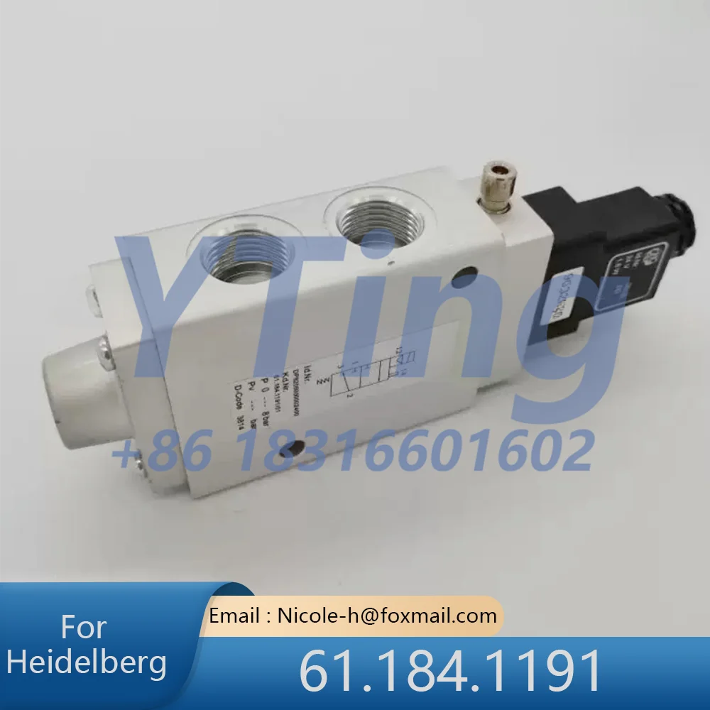 Heidelberg Printing Machine Accessories SM/CD102 Imported Gas Distribution Solenoid Valve Gas Distribution Cylinder 61.184.1191