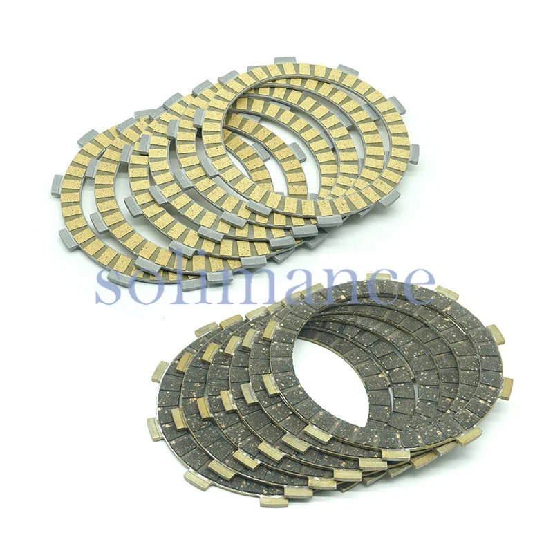 For Yamaha YZ125 YZ 125 1977-1978 1981 IT175 IT 175 1980-1983 IT200 1984-1986 Motorcycle Clutch Friction Plate Set Disc Kit