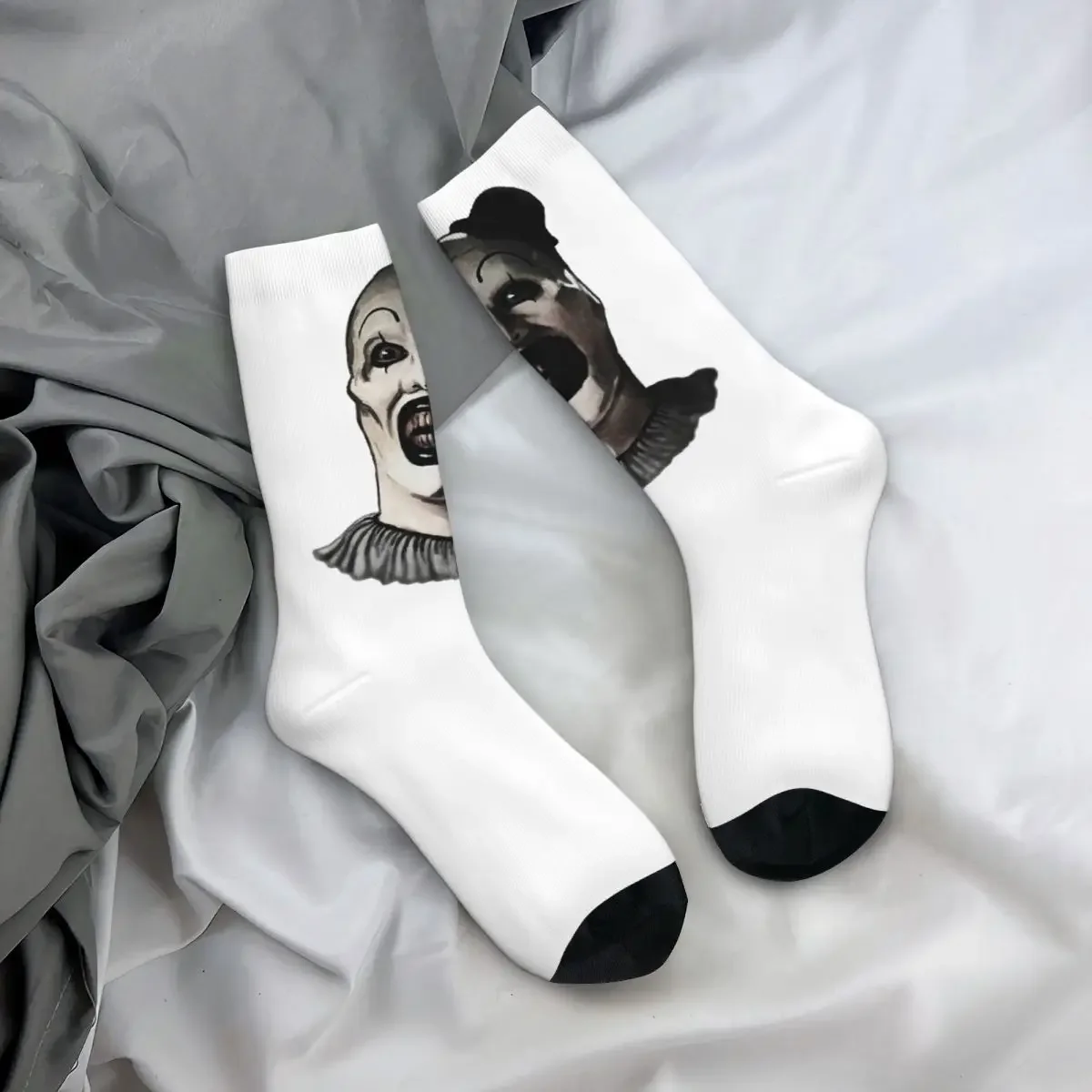 Terrifier Socks Harajuku Super Soft Stockings All Season Long Socks Accessories for Unisex Gifts