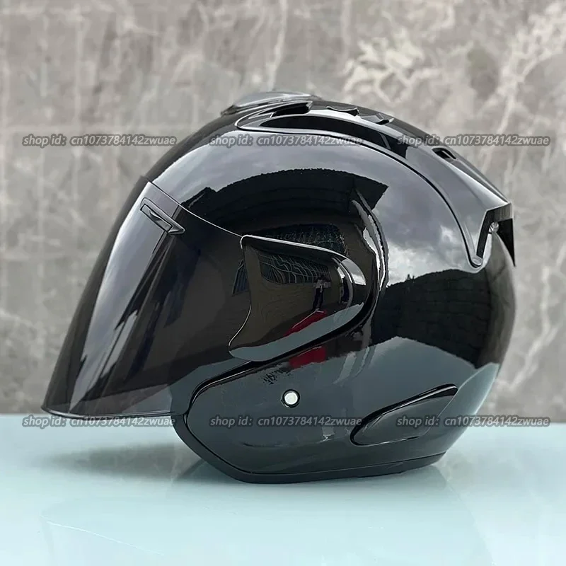 Ram4 nero brillante mezzo Casco uomo e donna moto fuoristrada Casco estivo Downhill Racing Mountain Cross Casco Capacete