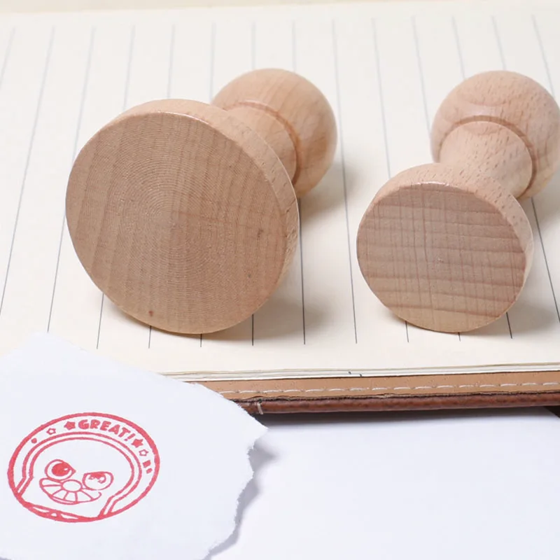 3Pcs Stamp Handle DIY Decor Wooden Seal Handle Wax Seal Knobs Stamps Diy Drawer Rubber Unfinished Sealing Crafts Handles