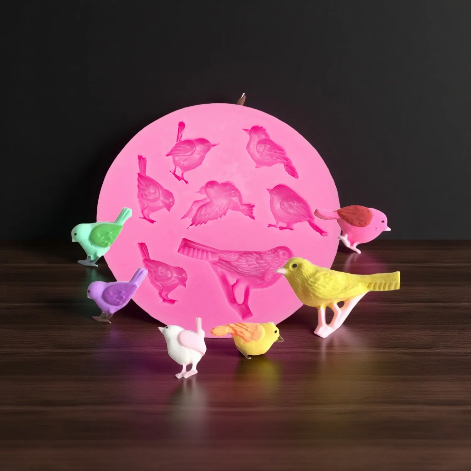 Eagle Molds Fondant Chocolate Sugarcraft Clay DIY Cakes Gypsum Soap Silicone Peacock Molds