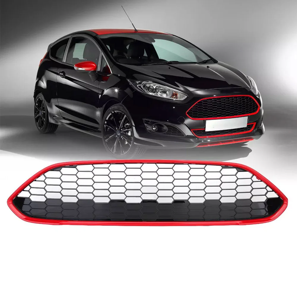 

2 PCS Front Bumper Grill Upper And Lower Grille 1778260 1801358 Honeycomb Mesh Style Grill Cover Front Bumper Grille