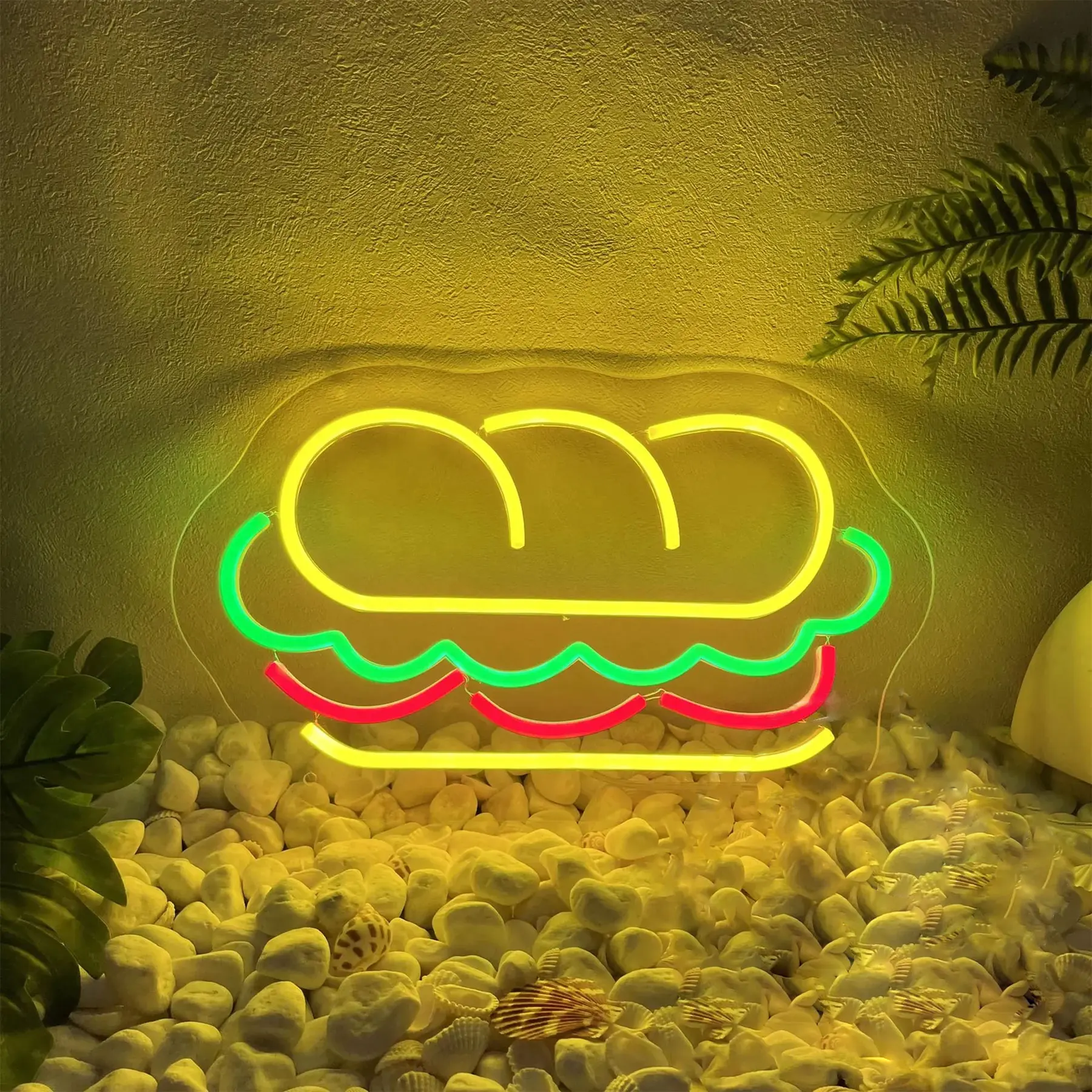 

Sandwich Neon Sign Business Sandwiches Shop Aesthetics Wall Hanging Restaurant Kitchen Coffee Store Signs