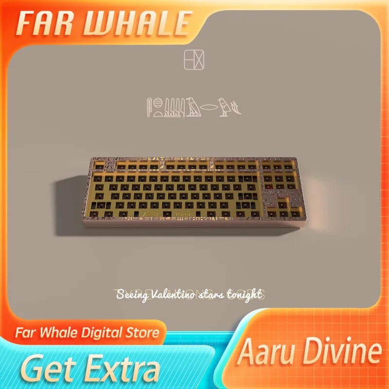 Aaru Divine  Helix Lab Mechanical Keyboard Hot-Swap Wired 87key Valentine'S Day Customized Rgb Keyboard For Office Gifts