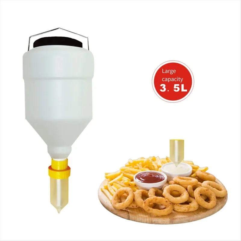 

3.5L Sauce Bottle Sauce Squeeze Bottle Hanging S Dispenser Squeeze Bottle Hanging S Dispenser Large Diameter