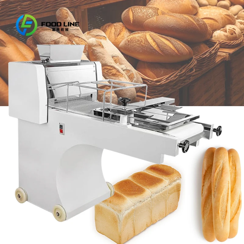 High Efficiency Bakery Bread Dough Moulder Machine Automatic Toast Bread Shaping Forming Machine Customized