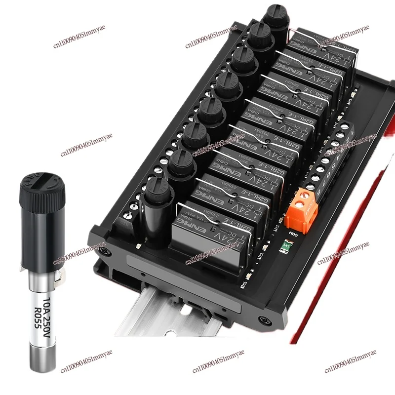 

8 Channel Relay Module Dc24V DC 10 Channel 12 Intermediate Relay Module 16a PLC Amplifier Board