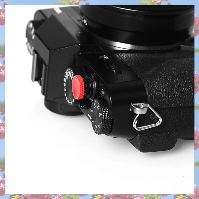 4X Camera Shutter Release Button Metal For Fujifilm XT30 XT20 XT10 XT3 XT2 XPRO2 X100F X100T Sony RX1R RX10IV Leica(Red)