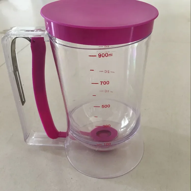 

Plastic Funnel Measuring Cup Batter Dispenser Cake Cream Mix Dispenser Kitchen Cupcake Pancake DIY Baking Tools OK 0403