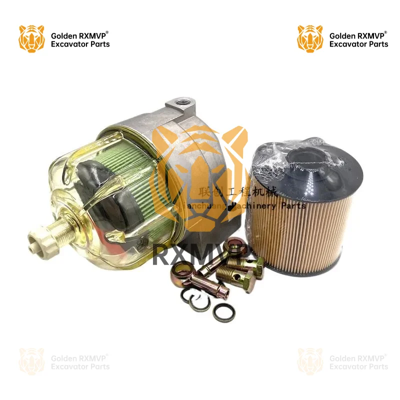 For Kato Hd820-3 Oil-water Separator Assembly Oil-water Cup Wrench Oil-water Paper Diesel Filter Element Excavator Accessories