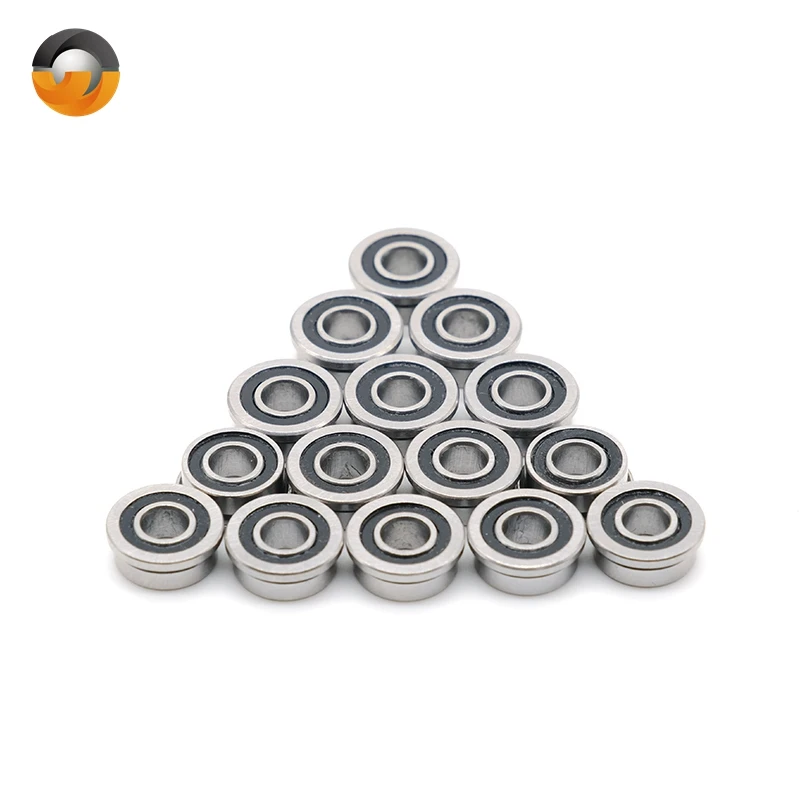 

(10 Pcs) Abec-7 F684-2RS Bearing 4x9x4mm Miniature Flanged F684rs Ball Bearings Lf-940dd