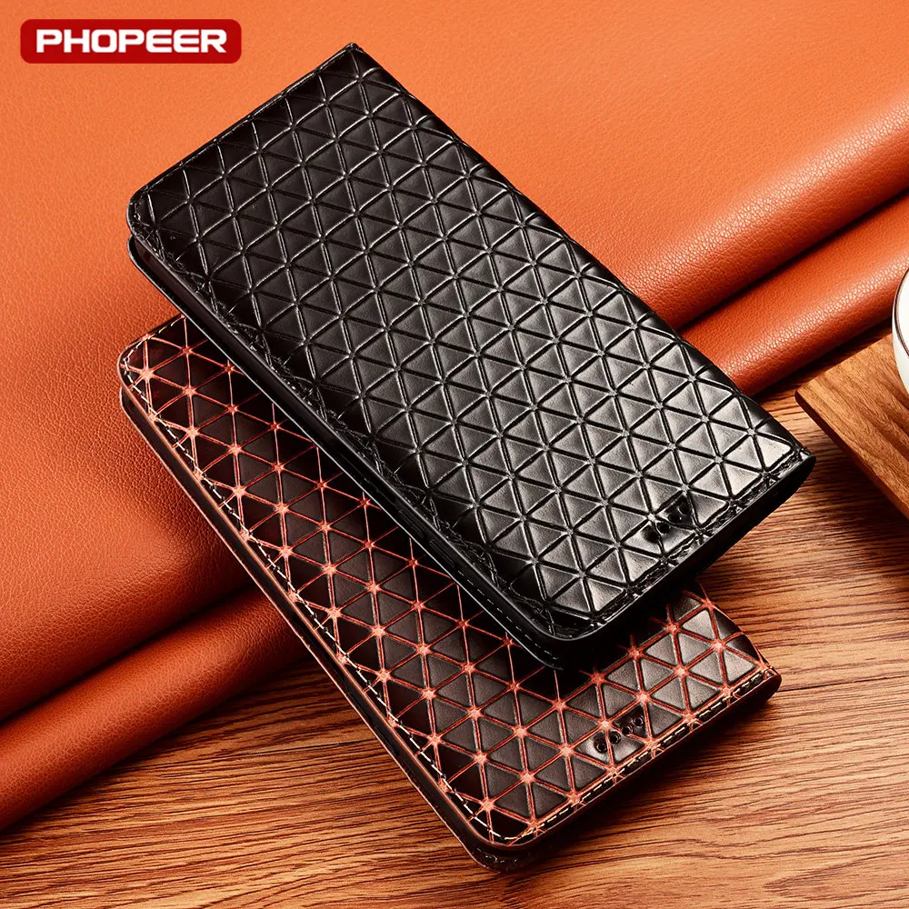 Luxury Diamond Genuine Leather Case For Samsung Galaxy A22 A32 A42 A52 A72 A82 A52S A21S A33 A53 A73 A23 5G Flip Cover Cases 