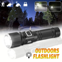 High Strong Power Led Flashlights 1000LM Tactical Torch with Display Light USB Charging Camping Fishing Emergency Zoom Lantern