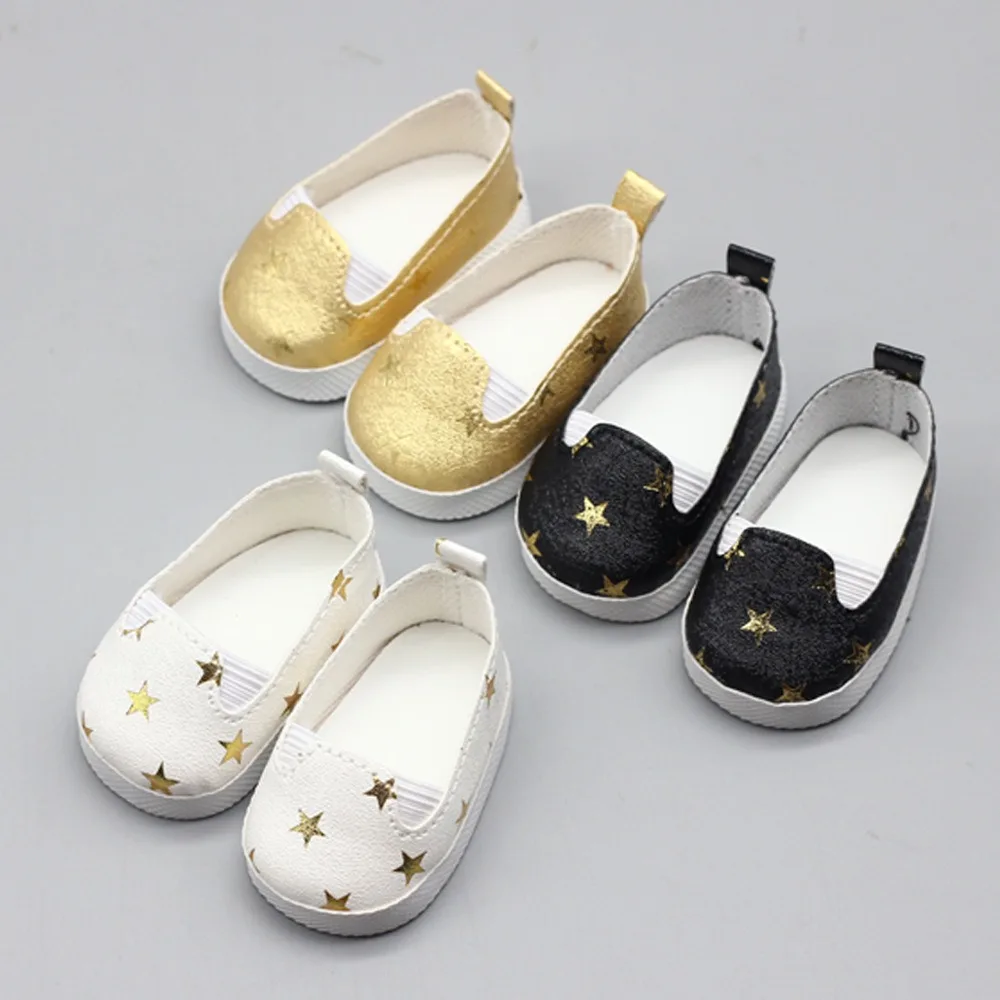 1pairs Star Doll Shoes Cartoon Cute Imitation Canvas Shoes Handmade Doll Cosplay Accessories for Labubu for BJD for OB11