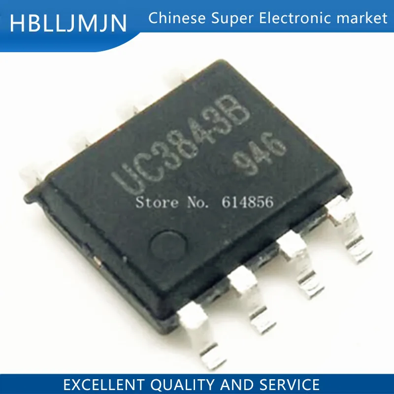 10PCS -20PCS - 50PCS UC3843 UC3843B UC3843A UC3842A UC3842B UC3842 UC3845B  UC3845 UC3844BD1R2G UC3844B