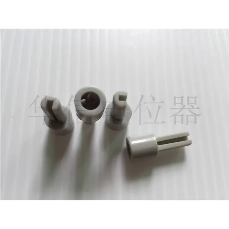 10 Uds eje de extensión del potenciómetro mezclador, eje de extensión de plástico gris 25MMX10MM D agujero de medio eje 6MM HJ-332