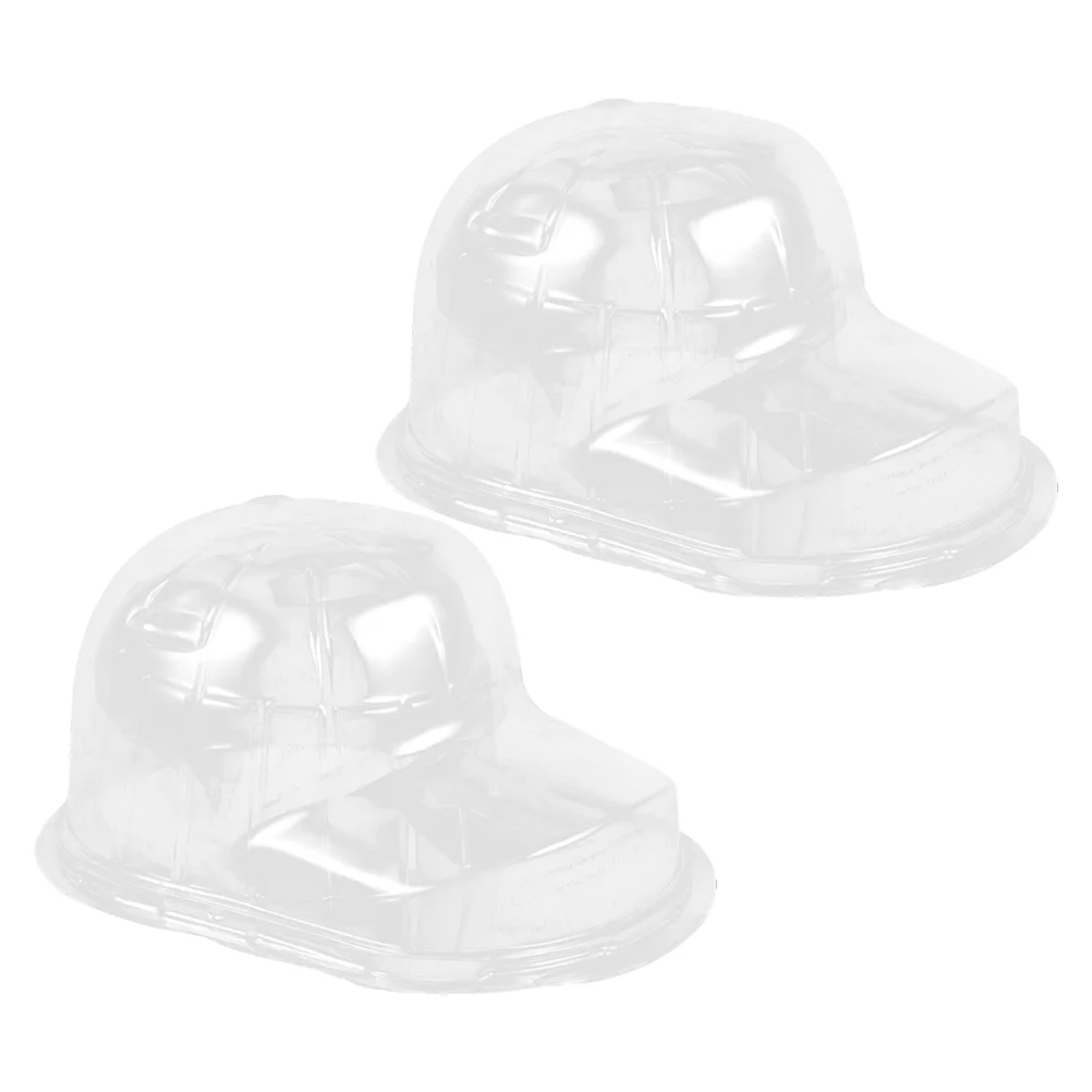 2 Pcs Display Stand Baseball Cap Travel Sunglasses Holder Clear Pp Hat Organizer for Caps