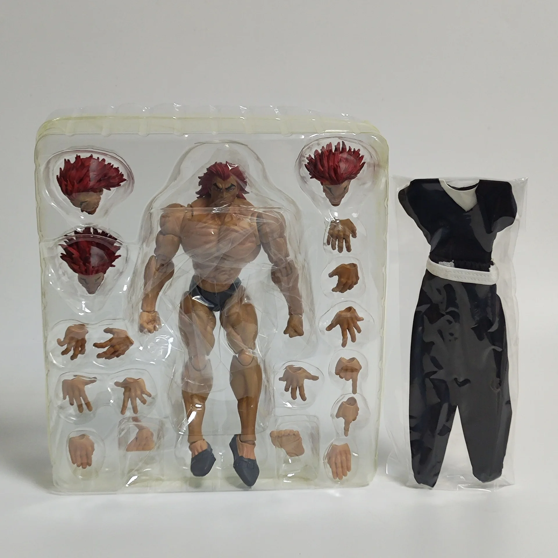 

1/12 Scale Hanma baki Hanma Yujirō Yuujiro Articulated Action Figure Model Collection Toys 18CM in Retail Box