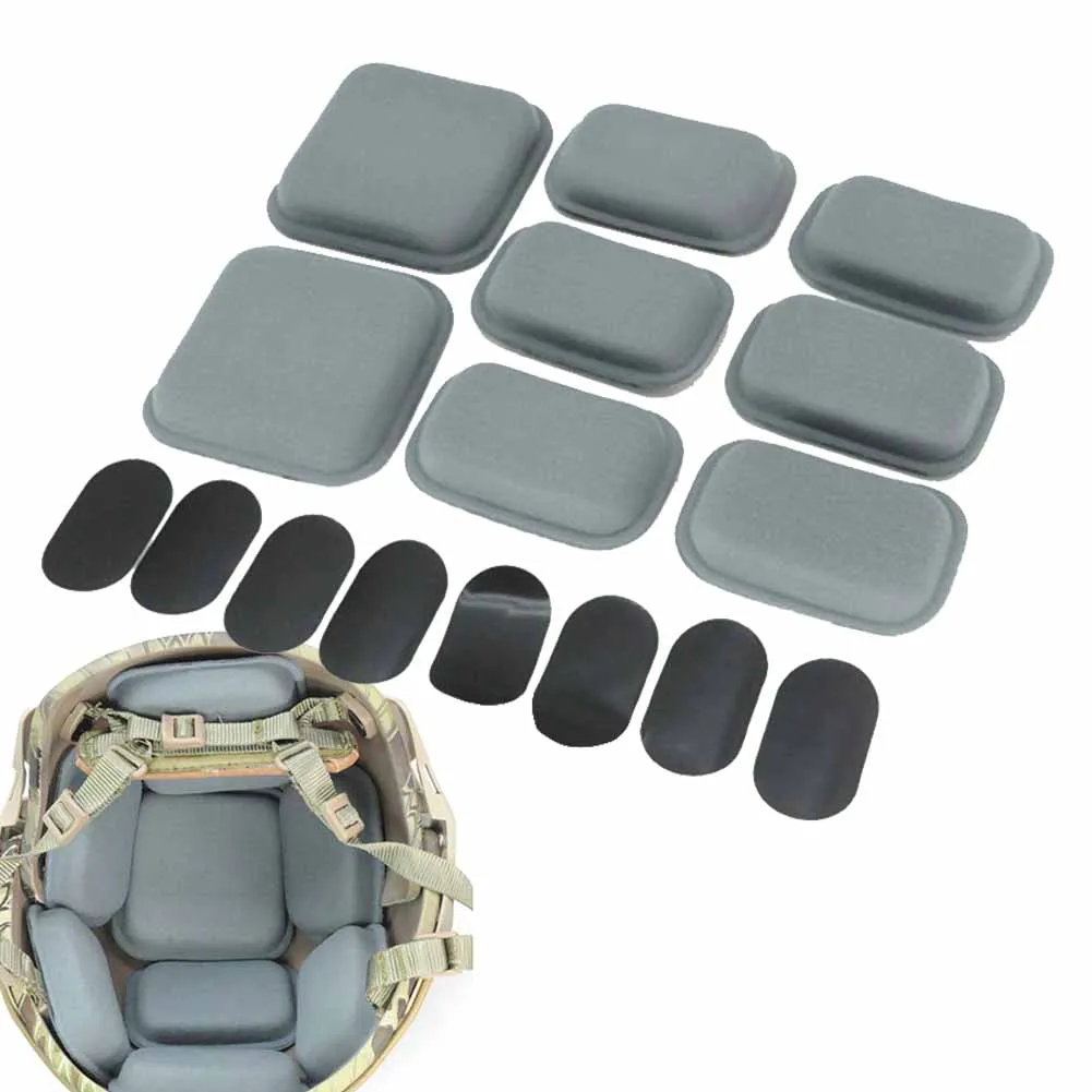 

Outdoor Black Gel Pads Helmet Pad Hunting Memory Foam Pads Protective Pad Protector FMA Helmet For CP Gel Pads