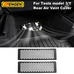 IPENGEN 2pcs for Tesla Model 3 Y Highland Air Outlet Protect Cover Under Seat Anti-dust Modified Parts  interior Car Accessories