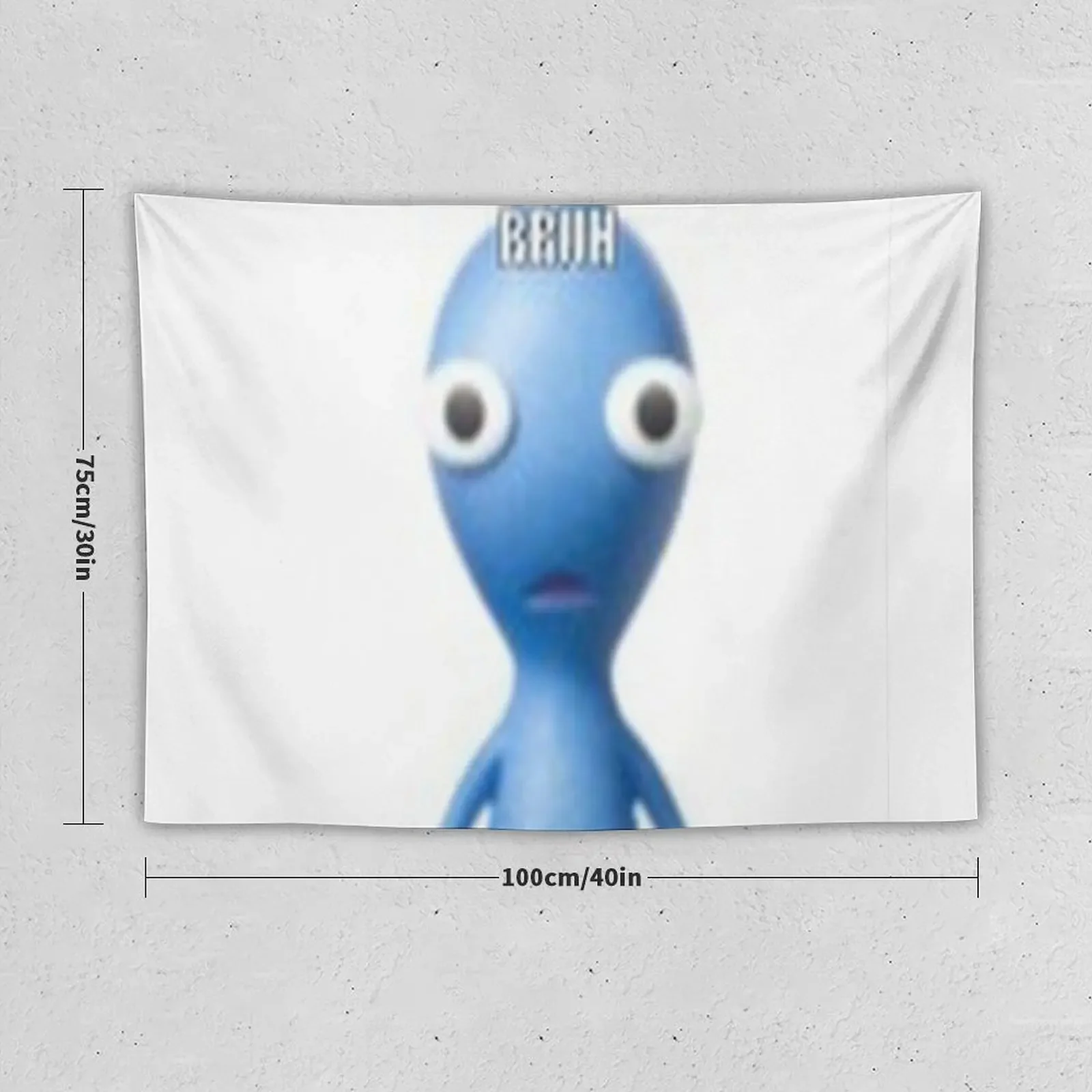 BRUH Pikmin 2 Tapestry Nordic Home Decor Bed Room Decoration Tapestry