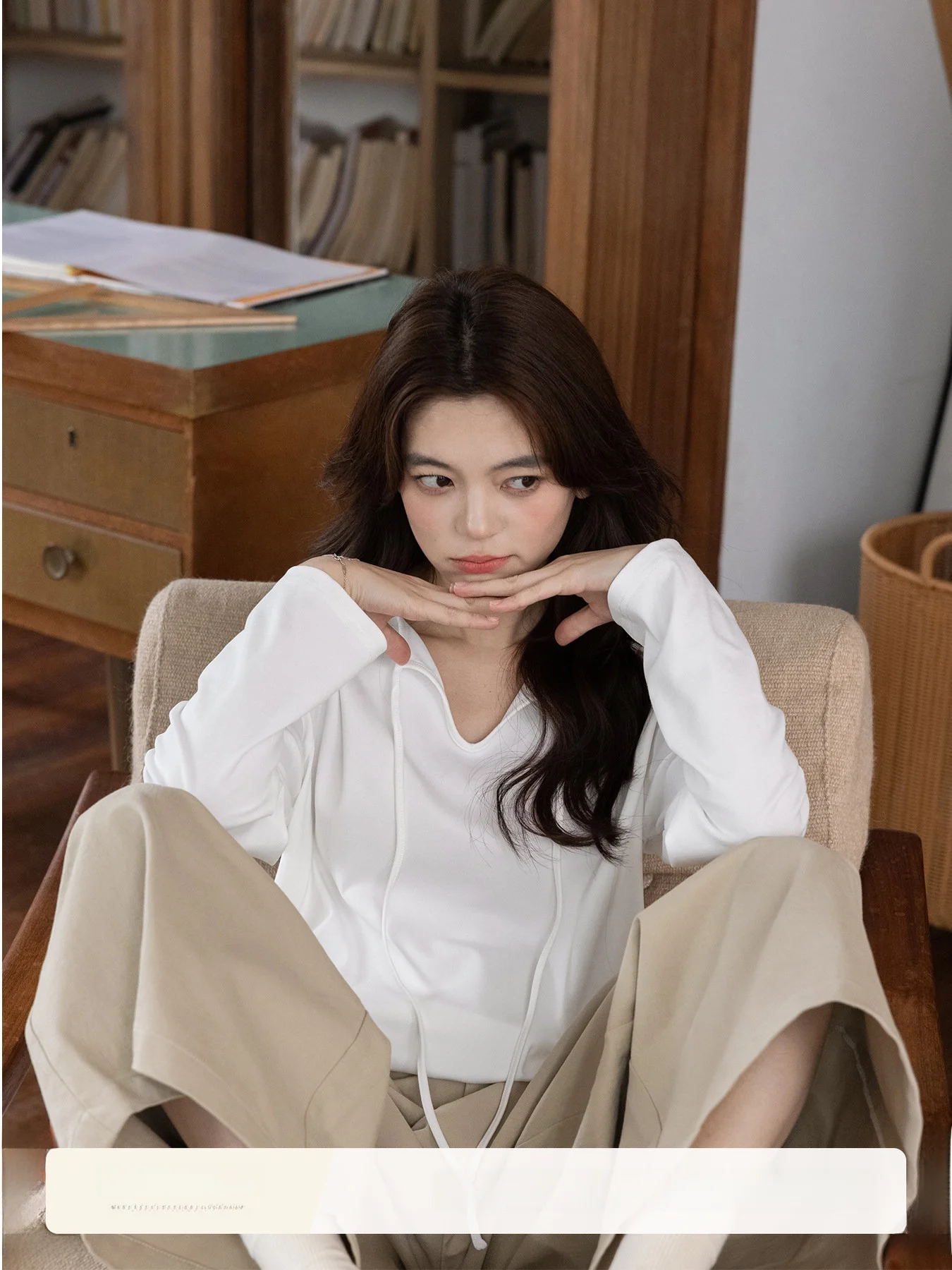 

Early Spring Long Sleeve Women's Basic Stripe T-shirt Film Stopped Here Lazy Top Cotton Rayon Polyester Blend Straight Cut