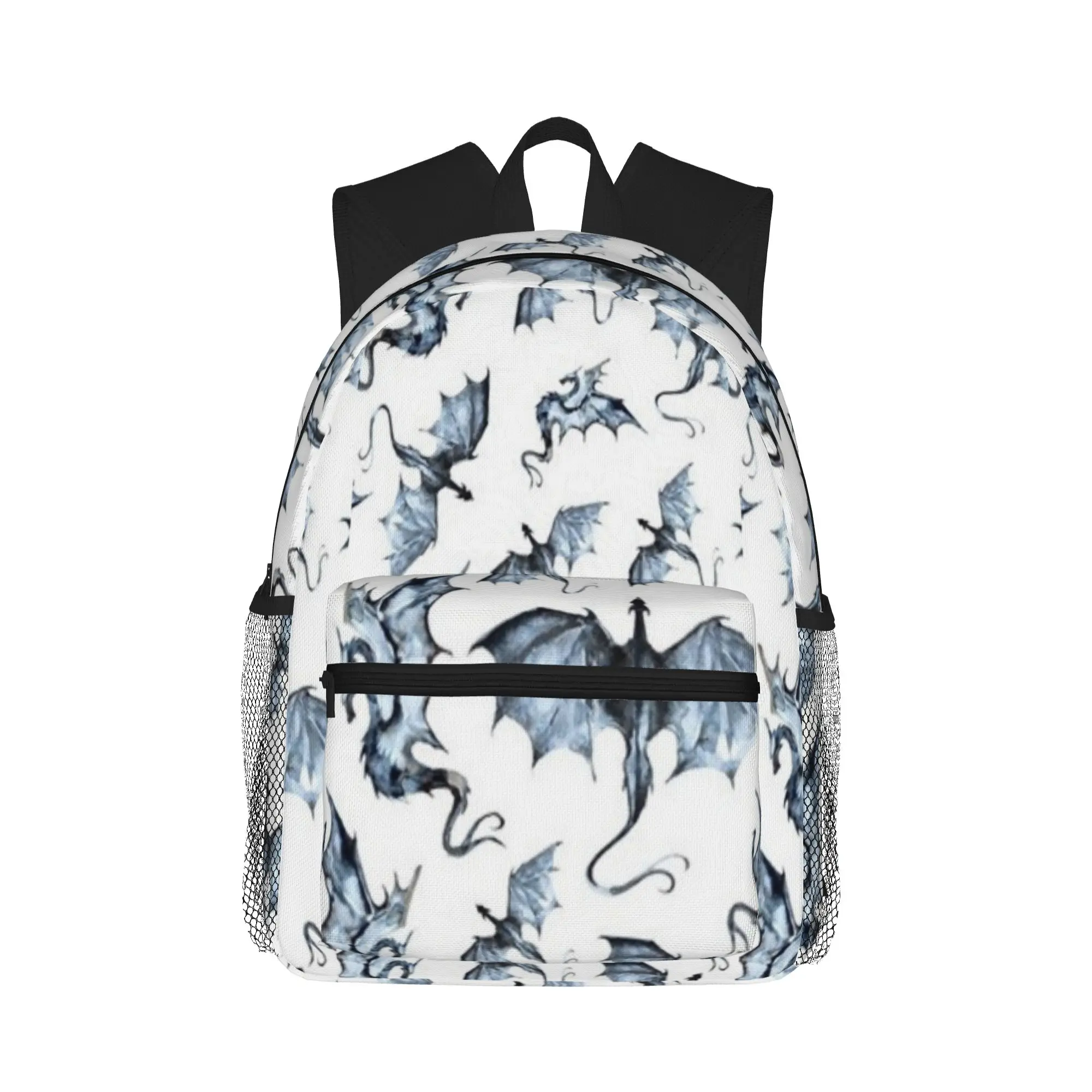 

Dragon Navy Blue Casual Backpack for Students and Adults Female bags