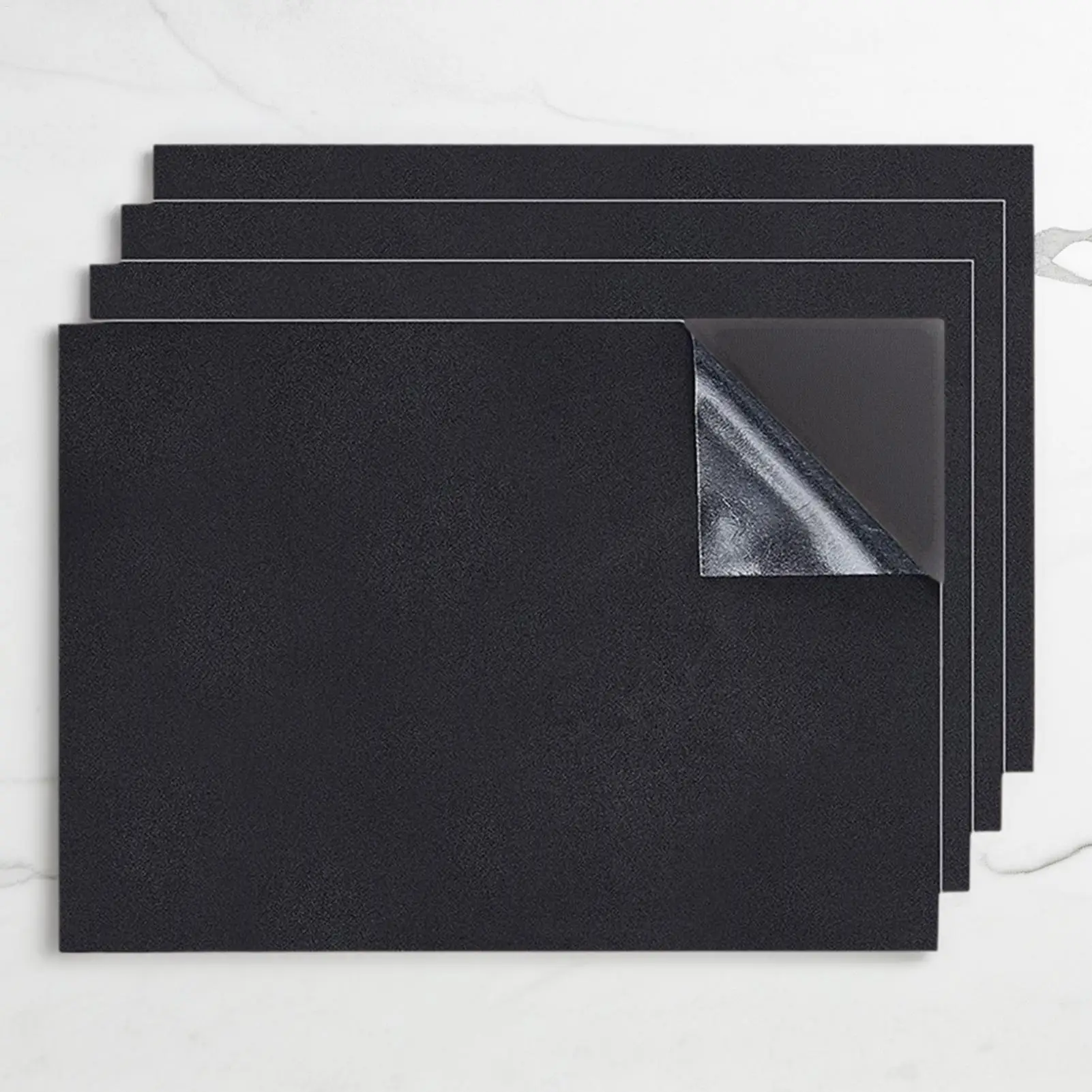 Selbstklebende Schaumstoffpolsterung, 4 Stück, hochdichte, schneidbare Materialmatte, Bodenschutz, selbstklebende, klebrige Schaumstoffpolster für Möbel