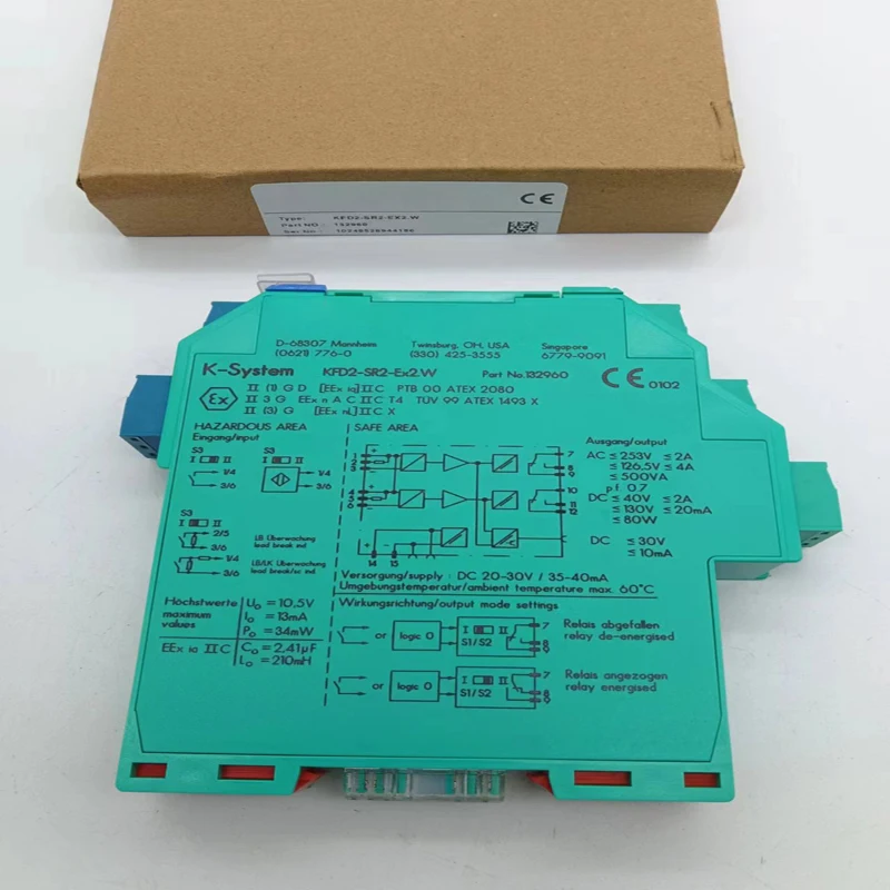 

KFD2-STC5-Ex1.20 KFD2-STC5-Ex1 KFD2-SR2-EX1.W KFD2-SR2-EX2.W Original genuine safety barrier