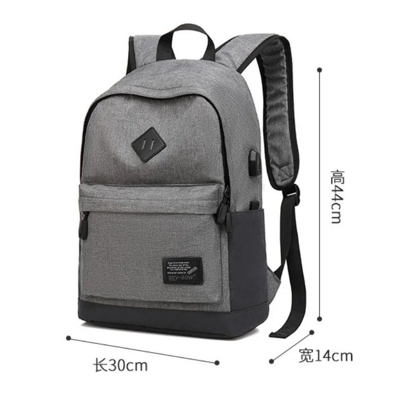 Chikage Simple Business Commuter Men Backpack Korean Version Trend Female Students Schoolbag Leisure Computer Backpack