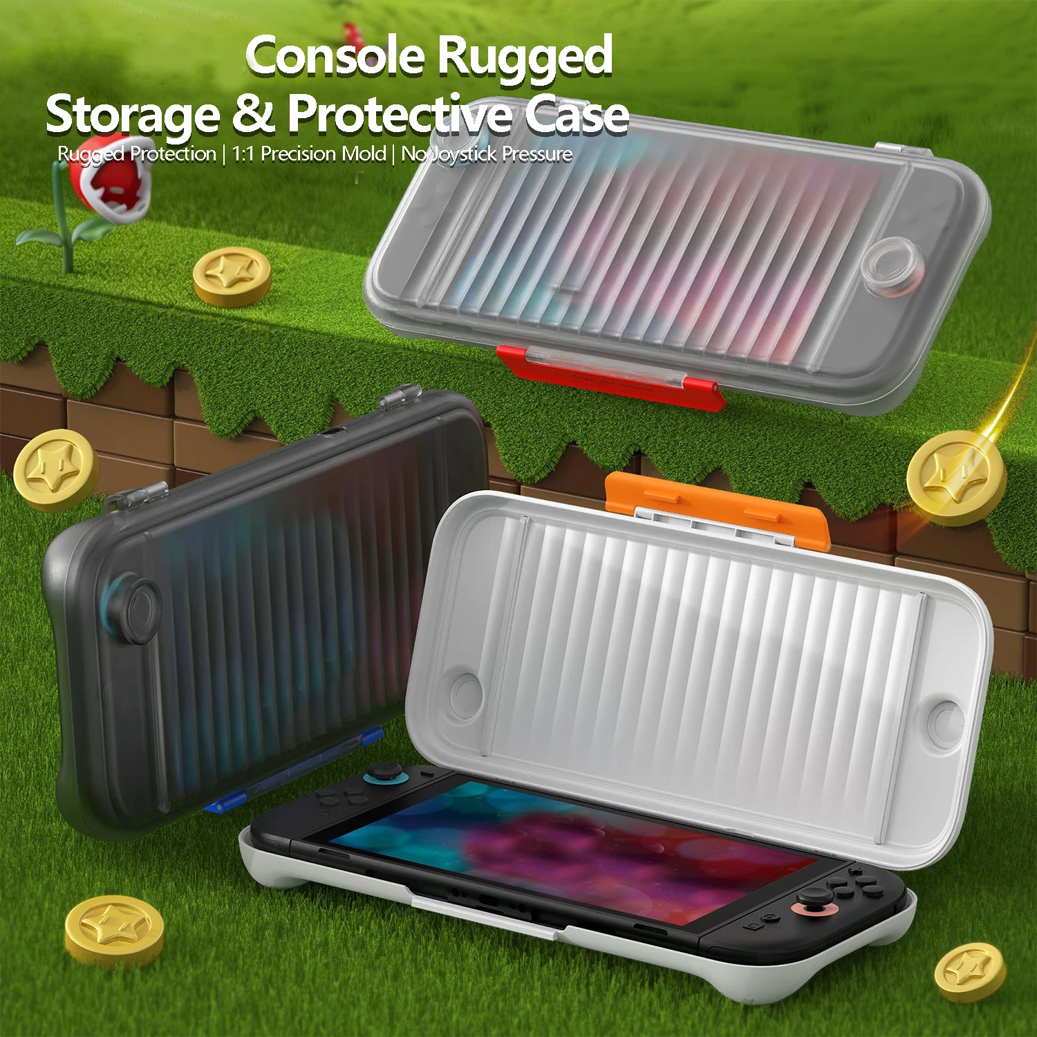 

For Switch2 Case Hard PC Travel Protective Cover With Anti-Slip Matte Finish Portable Carrying Case For Switch 2 Accessories