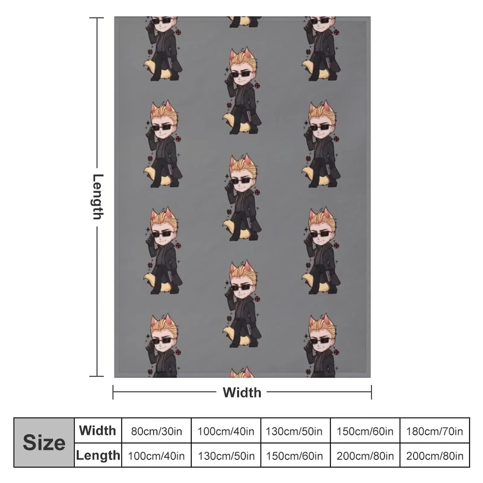 New albert wesker chibi Throw Blanket Flannels Luxury Brand Decorative Sofas Blankets