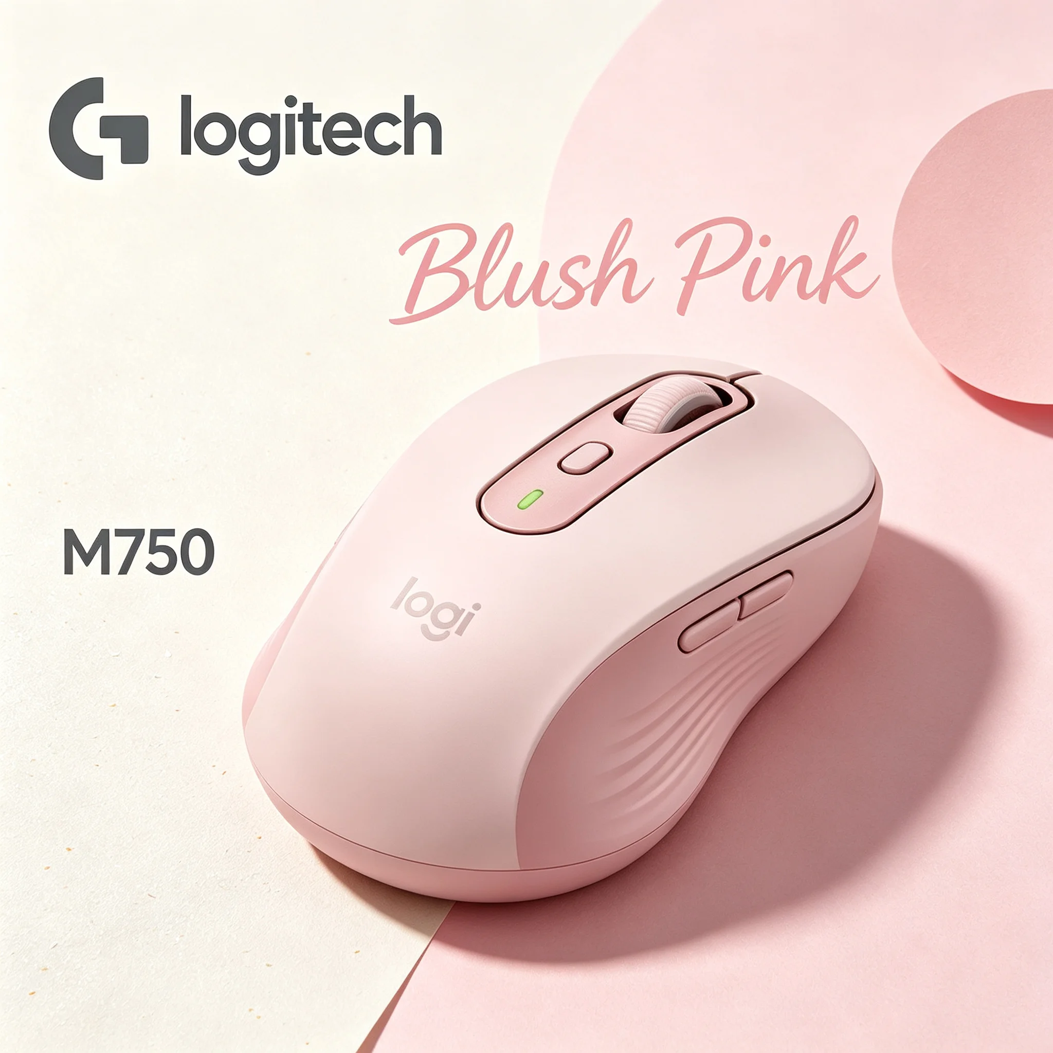 Logitech Signature M750 Dual Connect Wireless Mouse Bluetooth And USB Receiver Two Connection Ways