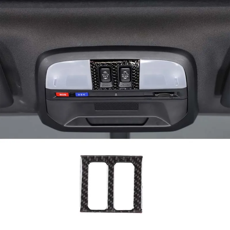 

For 2021-2023 Subaru WRX Soft Carbon Fiber Car Front Reading Light Switch Sticker Car Interior Decoration Accessories