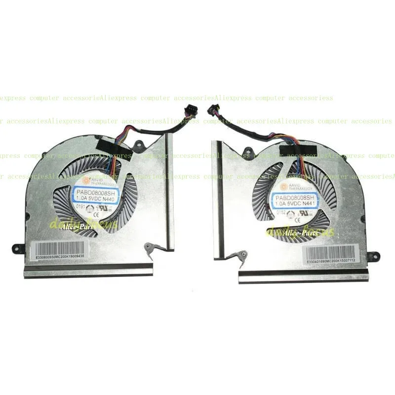 

AS + новый охлаждающий вентилятор для процессора MSI GE66 GP66 GL66 PABD08008SH N440 N441 DC5V 1,0A