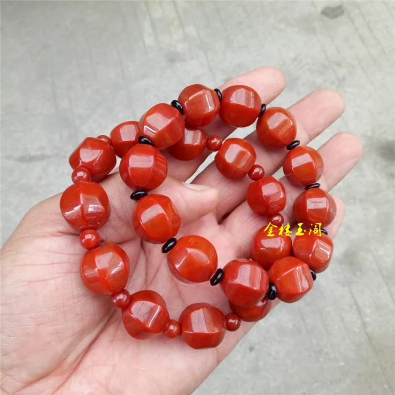 Jewelry Africa Warring States South Red Agate Bracelet Wholesale