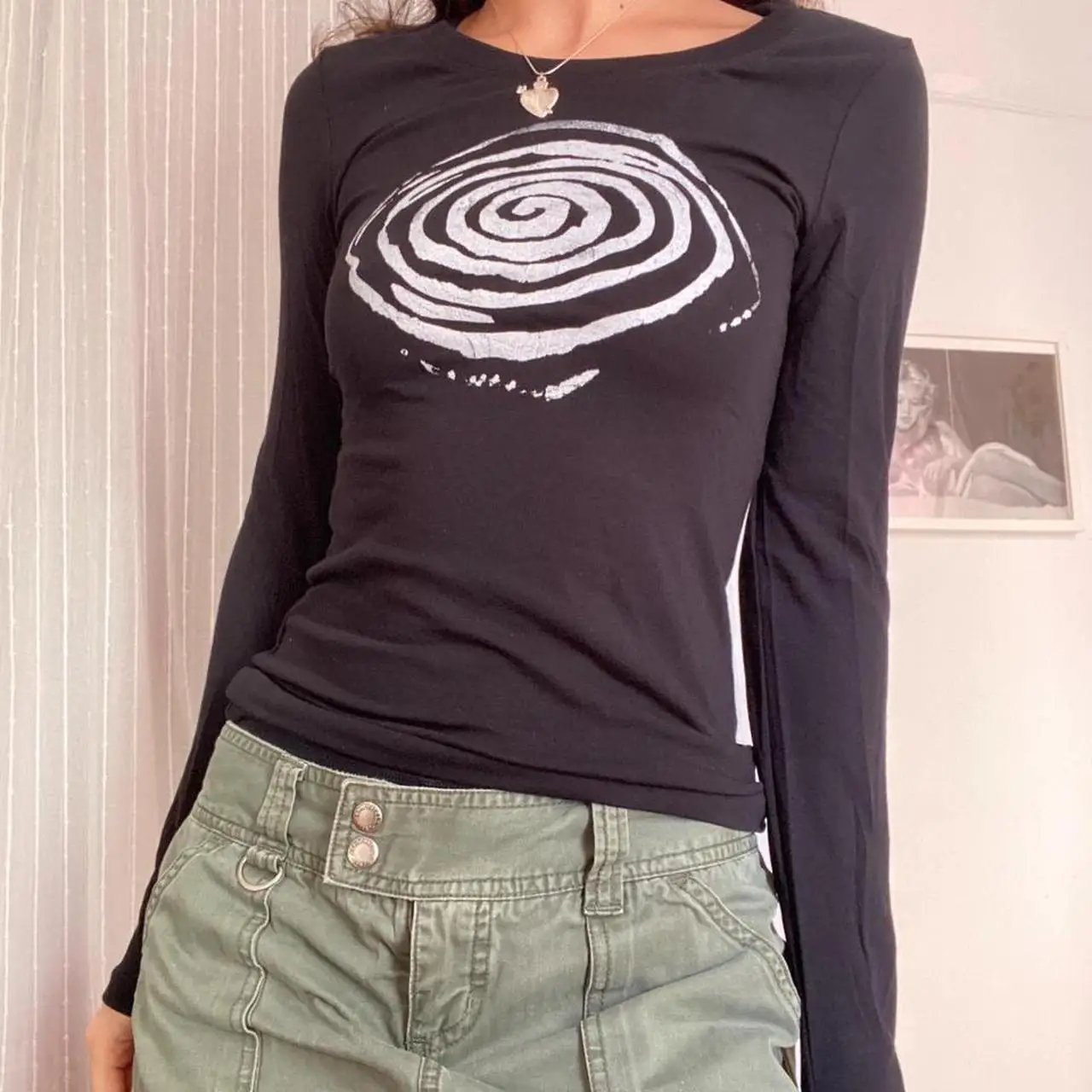 Japanische Y2k Kleidung Frauen 2000er Jahre Tops Crop Top Frauen Frauen abgeschnitten weibliche Kleidung Frau T-Shirts Harajuku Gothic Goth Kpop