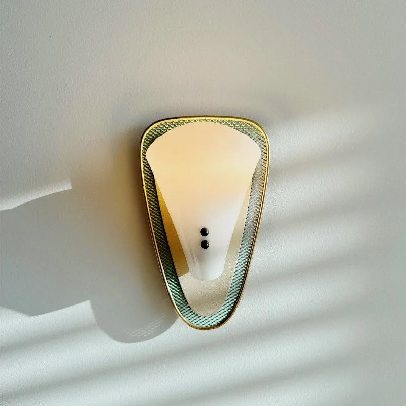 

Vintage Bedroom Bedside Wall Lamp with Switch Living Room Corridor Background Aisle Wall Light Retro Home Decor LED Wall Sconces
