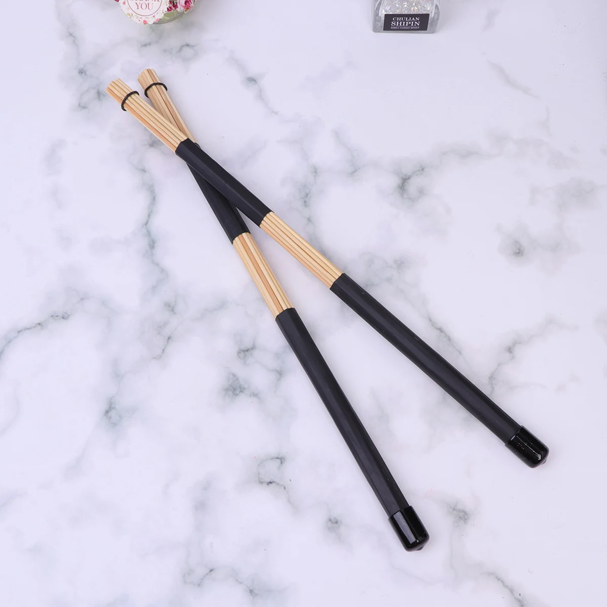 

Drum Stick Wooden Rods Rubber Handle Percussion Instruments Accessories Drumstick Classic